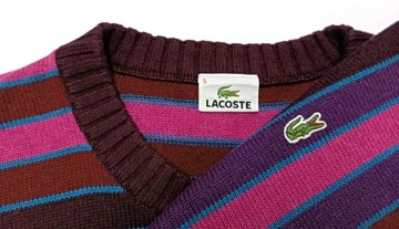 LACOSTE 20% WEŁNY Firmowy Oryginalny Sweter r. 5 /L