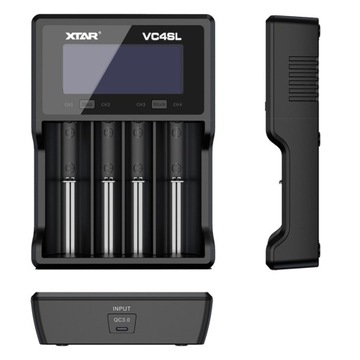 ЗАРЯДНОЕ УСТРОЙСТВО XTAR VC4 18650 26650 ЖК-дисплей