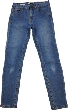 PULL & BEAR Jeansowe SPODNIE RURKI Skinny rozm 36