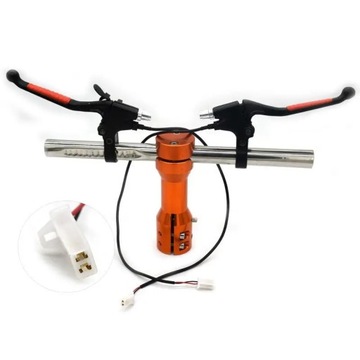 1 Pair Aluminium Parking Power Cut Electric Bicycle Left Right Brake Levers