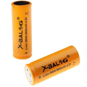 X-BALOG AKUMULATOR 26650 BATERIA 4,2V OGNIWO