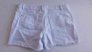 Spodenki jeans białe George 42/XL szorty