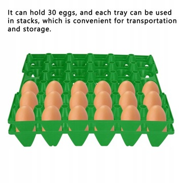 5 шт. Пластиковый лоток для яиц на 30 отделений.