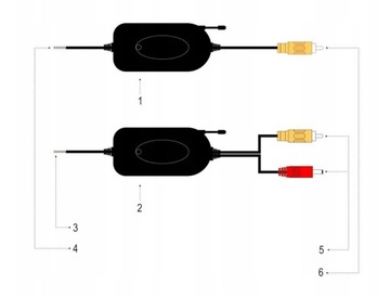 Беспроводной модуль камеры заднего вида WIFI RCA 12V RCA камера