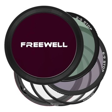 Zestaw filtrów magnetycznych VND - FREEWELL - 77mm