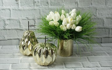 Золотая гламурная крышка для цветочного горшка DEcodomi