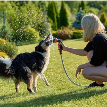 ПОЛИВОЧНЫЙ ПИСТОЛЕТ САДОВЫЙ ДОЖДЕВАТЕЛЬ ДЛЯ САДОВОГО ШЛАНГА 8 ФУНКЦИЙ