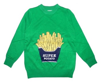 SWETER DZIECIĘCY Z MOTYWEM r. 146