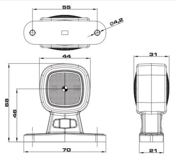 Маленький светодиодный маркер для прицепа