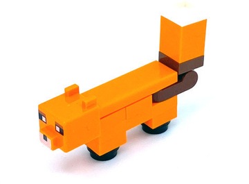 Lego figurka Minecraft minefox01 lisek lis N