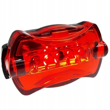 ВЕЛОСИПЕДНОЕ ОСВЕЩЕНИЕ ЗАДНЯЯ ВЕЛОСИПЕДНАЯ ФОНАРЬ 5 светодиодов