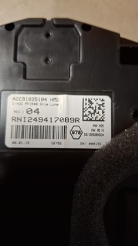DISPLEJ HEAD UP RENAULT ESPACE V 249417089R STAV JAKO NOVÁ