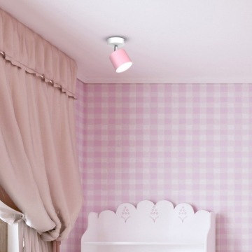 Настенная лампа Dixie Pink/White 1xgx53 Modern Classic Girl