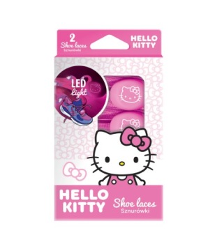 HELLO KITTY - шнурки LED - рожевий 1 /12/