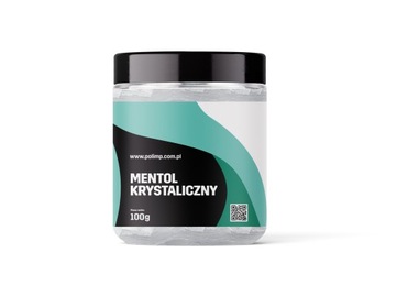 Mentol menthol krystaliczny kryształki 100% sauna aromaterapia Polimp 100g