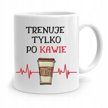 DLA TRENERA TRENERKI GYM SIŁOWNIA KUBEK PREZENT z Nadrukiem ze Zdjęciem