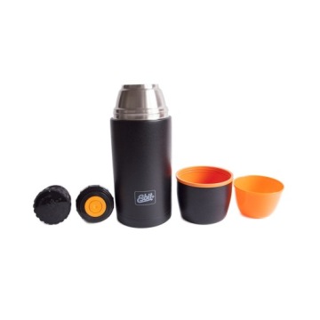 Вакуумный термос Esbit Vaccum Flask 0,75л + 2 чашки, черный