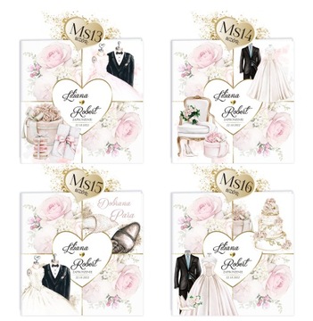 СВАДЕБНЫЕ ПРИГЛАШЕНИЯ ДЛЯ GLAMOUR GOLD WEDDING MS