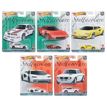 HOT WHEELS PREMIUM Spettacolare Set 5 Car Culture