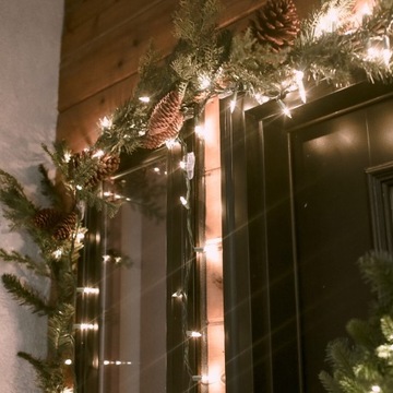 Уличные крючки Command 3 шт + зажимы для ламп 8 шт