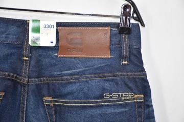 G-star 3301 Loose spodnie W31L32 męskie nowe