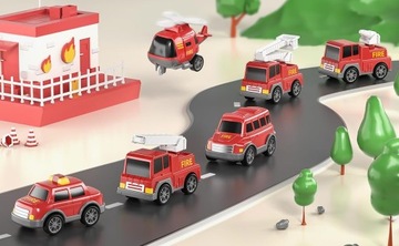 Toy Tir Tir Trainser Transporter Set 6 автомобиль автомобиля