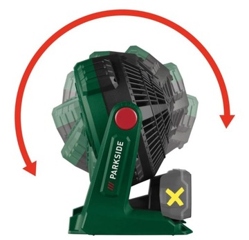 Вентилятор Аккумуляторный вентилятор 20 В PVA 20-Li B1 PARKSIDE