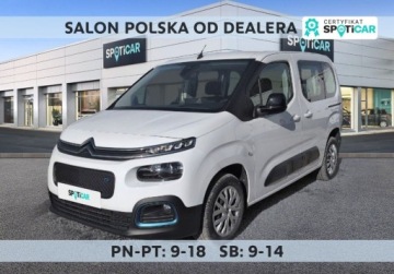 Citroen Berlingo III e-Osobowy M 50 kWh 136KM 2023 Citroen Berlingo e-Berlingo M Feel SalonPL FVat Od Reki Zadbany 136KM
