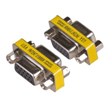 ADAPTER DB15 GNIAZDO / DB15 GNIAZDO VGA (3 line)