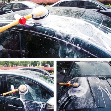 ВРАЩАЮЩАЯСЯ ЩЕТКА ДЛЯ МОЙКИ АВТОМОБИЛЯ со ШЛАНГОМ ДЛЯ РАСПРЕДЕЛЕНИЯ ЖИДКОСТИ 5м