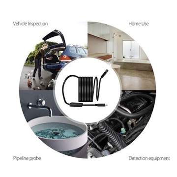 Эндоскопическая инспекционная камера толщиной 8 мм для