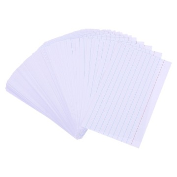 200 шт. Різнокольоровий У лінійку Index Cards для Студент Study & Note-Taking