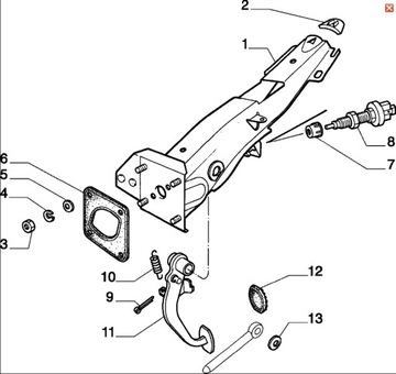 Стоп Fiat Fiat 126p 4345644 Свет