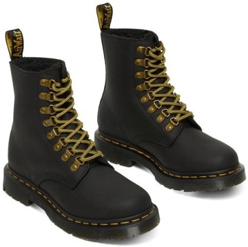 Botki damskie buty DR. MARTENS skórzane trzewiki kozaki ocieplane r. 38