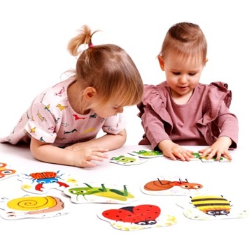 CzuCzu Puzzle Bugs Quadruplets Puzzle 8 Насекомые 4 предмета 2+