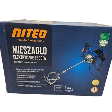 Mieszadło Elektryczne Niteo Tools 1600 W