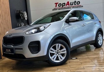 Kia Sportage IV SUV 1.7 CRDi 115KM 2018 Kia Sportage 1.7 CRDI manual LED navi KAMERA bezwypadkowa 1.7