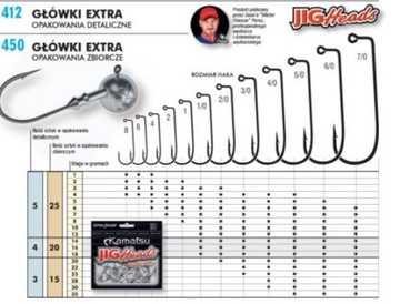 GŁÓWKA JIGOWA KAMATSU EXTRA #6/0 12g