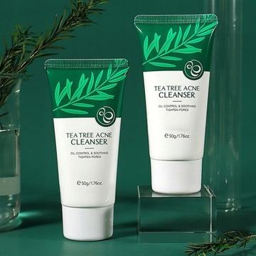 50 г средства для умывания лица от прыщей с чайным деревом