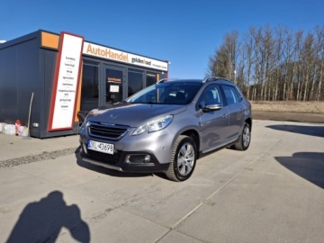 Peugeot 2008 I SUV Facelifting 1.2 PureTech 110KM 2016 Peugeot 2008 1,2 benz automat navi klimatronik pdc alu zarejestrowany 1.2