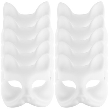 JAPANESE DECOR DECORATE HAND PAINTED PULP MASKS