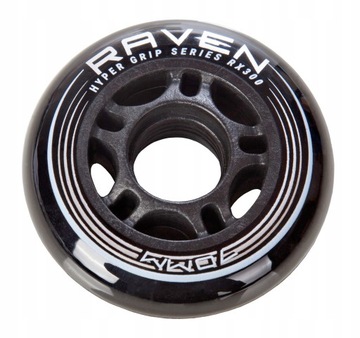 8x Kółka do rolek czarne 76mm + 16x Łożyska RAVEN Abec9
