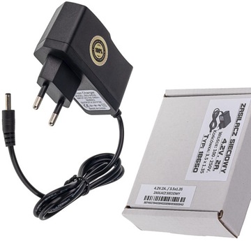 ŁADOWARKA SIECIOWA ZASILACZ 4.2V 2A. (3.5x1.35)