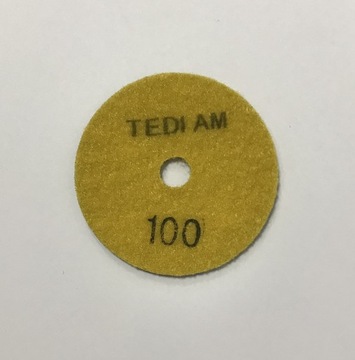 Полировальный диск Полировальный диск для керамогранита на липучке 125 мм #100 TEDIAM