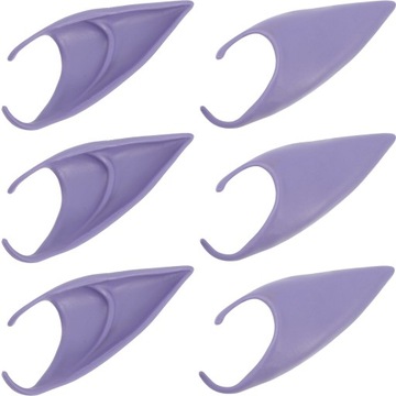 6PCS DEKORACYJNE USZY ELF COSPLAY WRÓŻKA ELF USZY