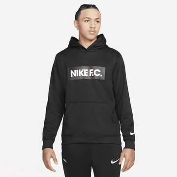 Bluza męska Nike NK DF FC Libero Hoodie czarna DC9075 010