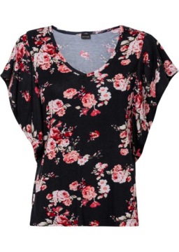 БЛУЗКА С ЦВЕТОЧНЫМ ПРИНТОМ__48/50