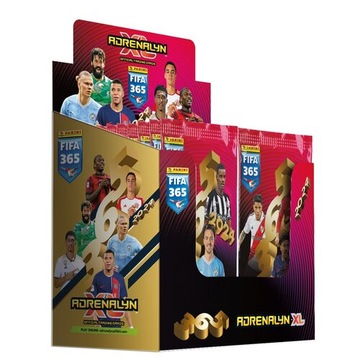 НАБОР МИНИ-ФУТБОЛЬНЫХ ИГРОВ PANINI CARDS FIFA 365 2024 ADRENALYN XL, 36 карточек