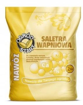 SALETRA WAPNIOWA GRANULOWANA 2KG nawóz azotowo wapniowy