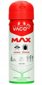 VACO Spray MAX na komary, kleszcze, meszki 50 ml